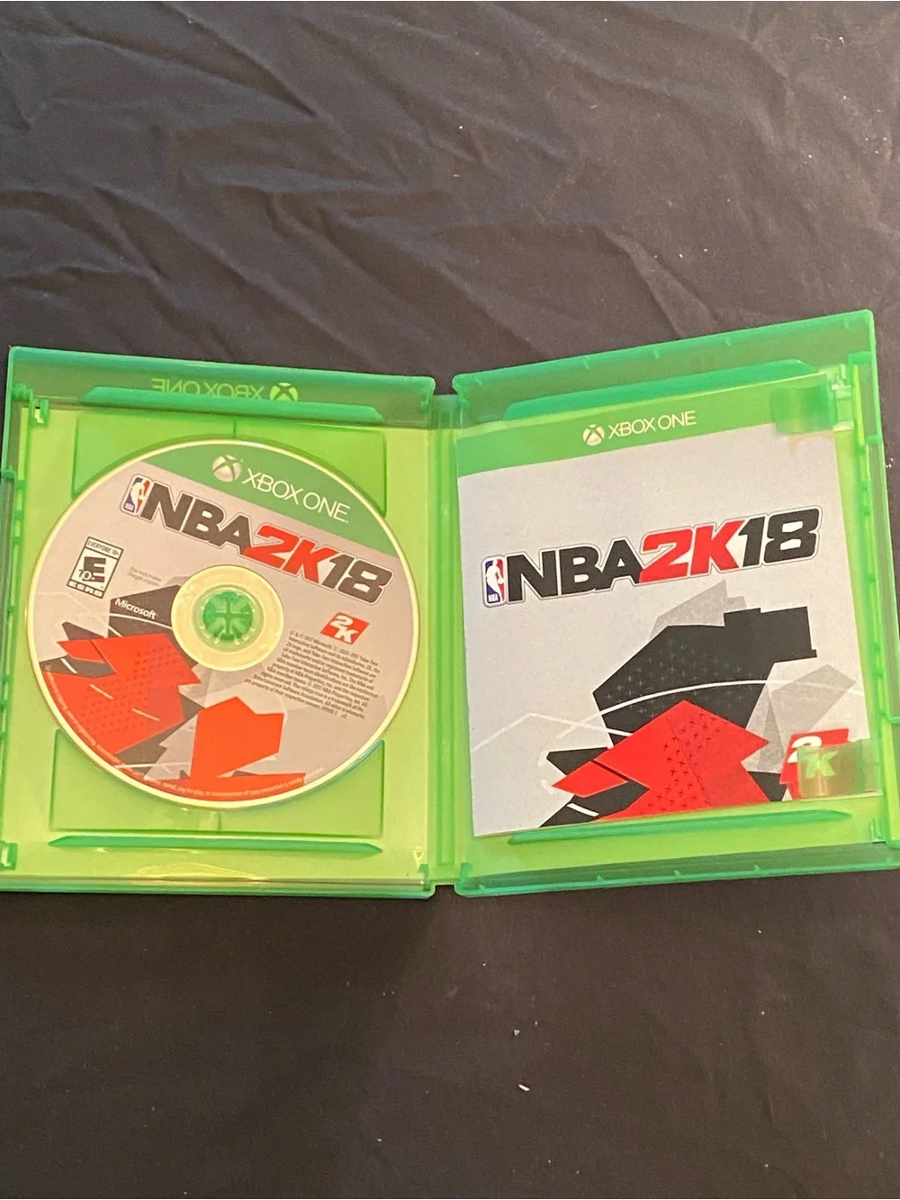 Xbox One NBA 2K18 Game - Green Case with Kyrie Irving Cover
